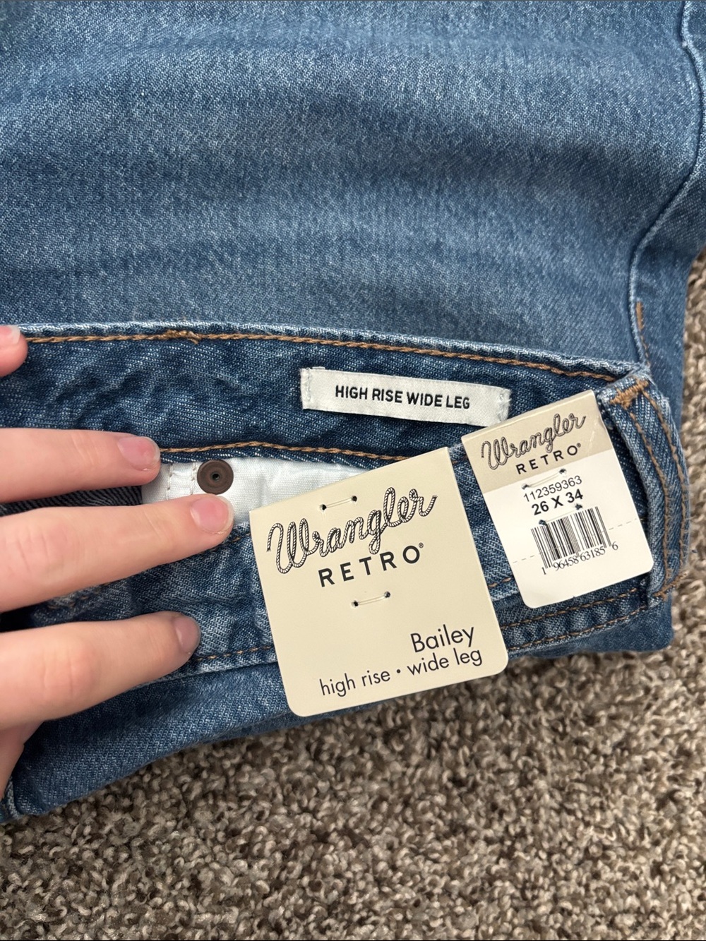 Wrangler retro • high rise • wide leg • style Bailey - Picture 4 of 5